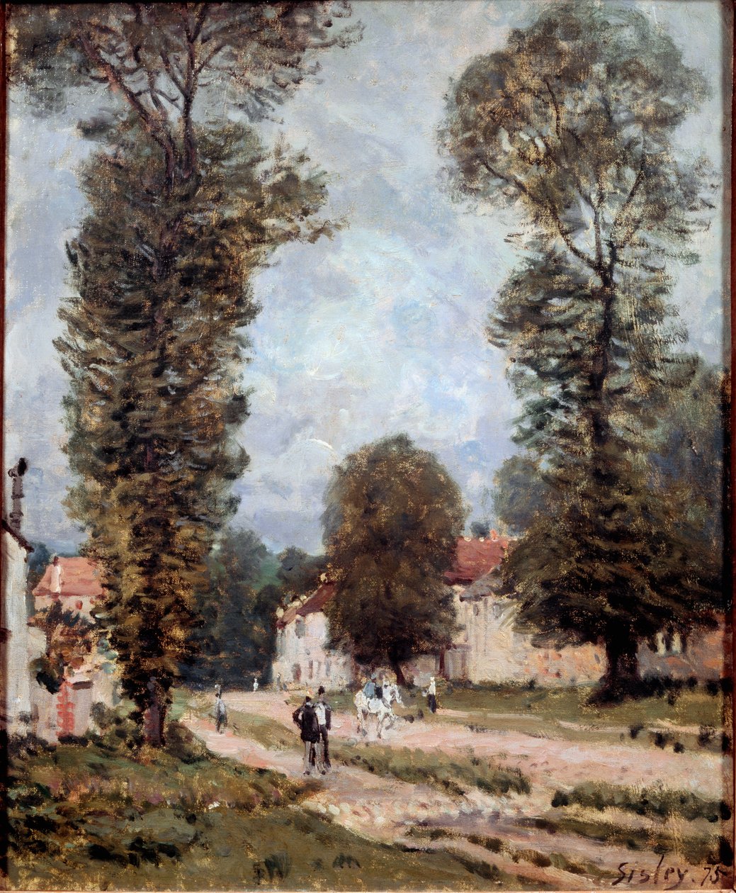 Vejen til Versailles af Alfred Sisley