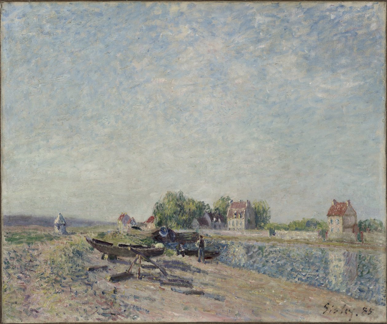 Saint-Mammès, Loir Canal af Alfred Sisley