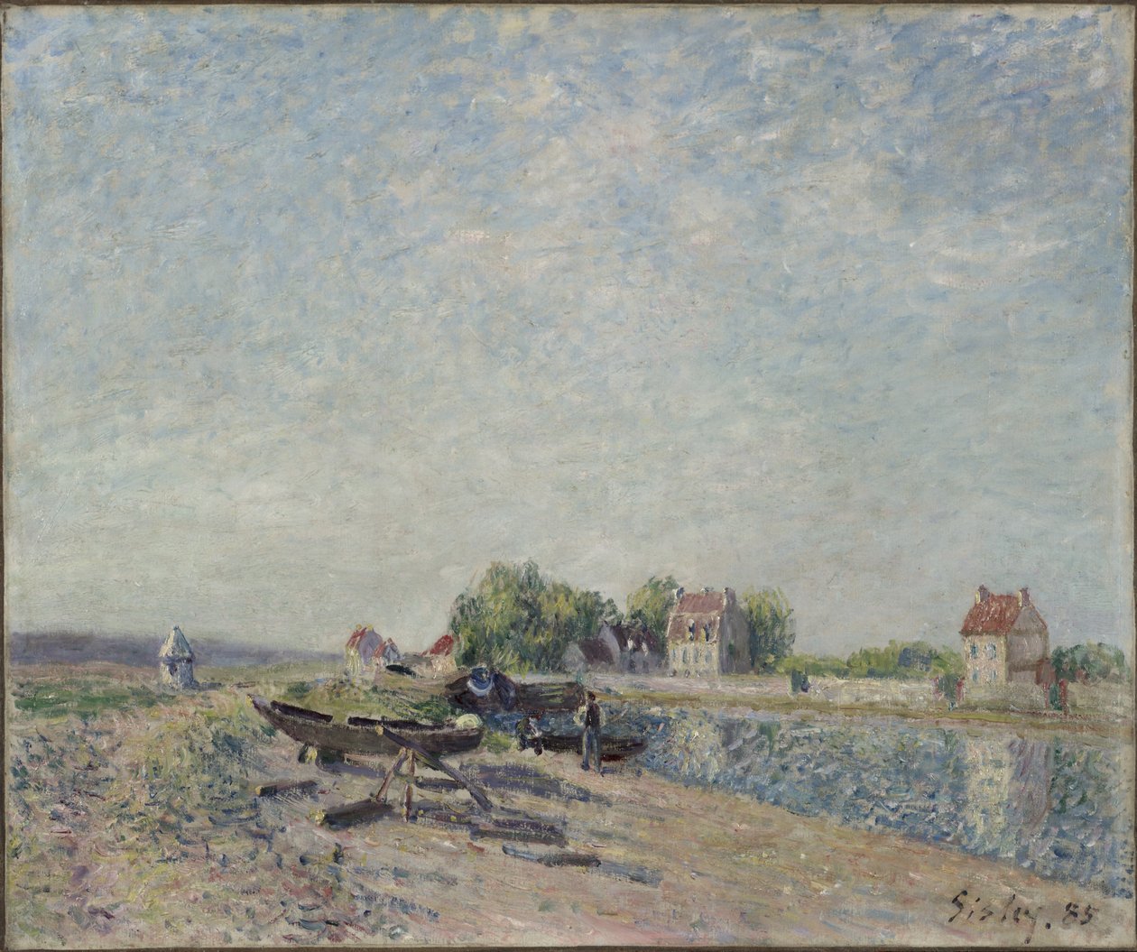 Saint-Mammes, Loing-kanalen af Alfred Sisley