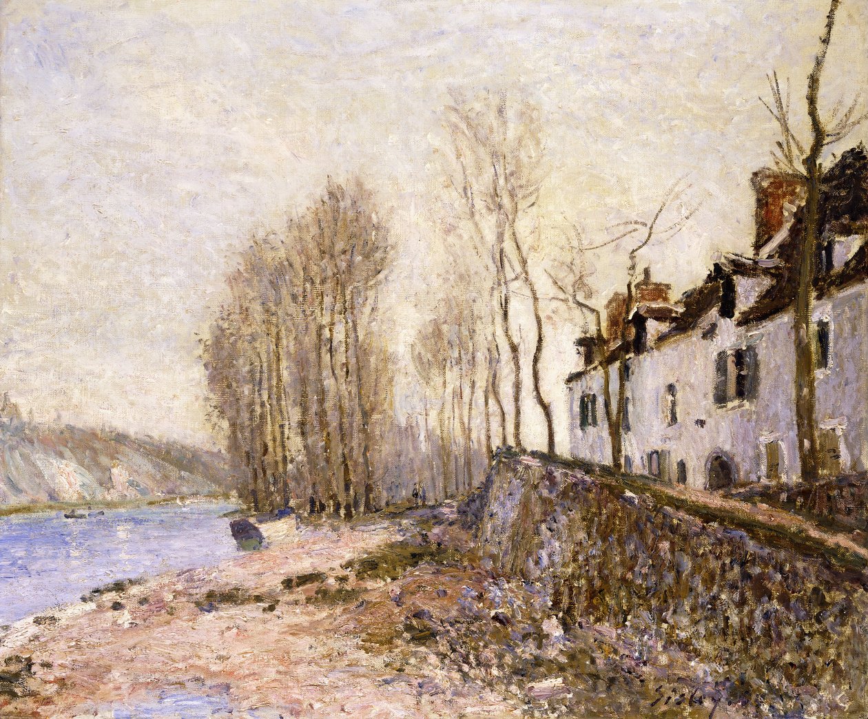 Saint Mammes, Det Hvide Kors af Alfred Sisley