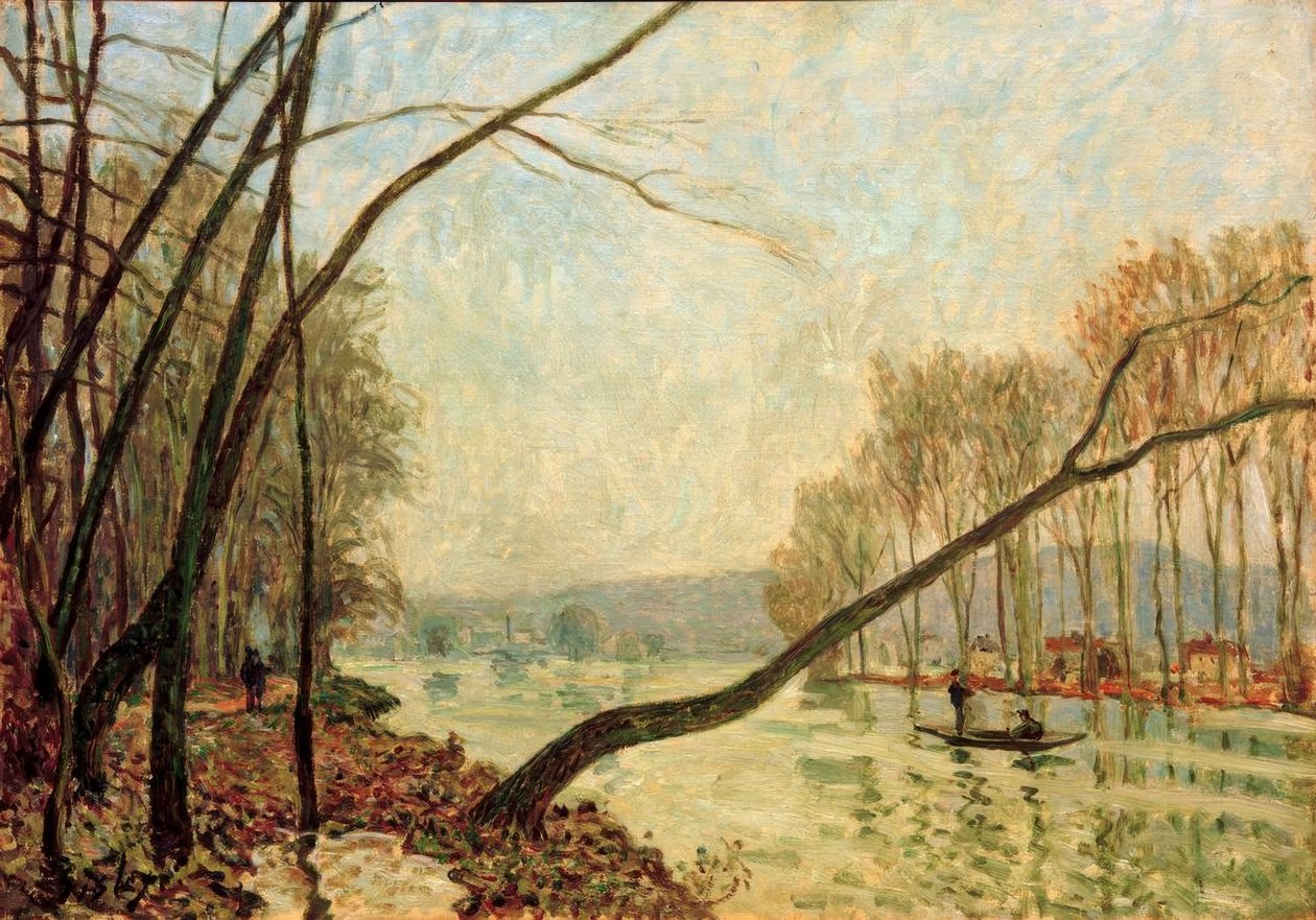 Seines bredder i efteråret af Alfred Sisley