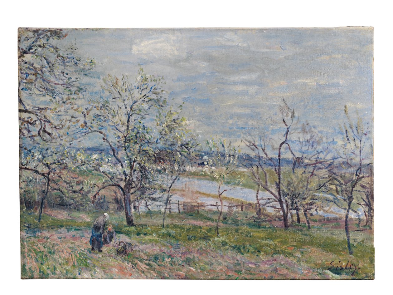 Forår i Veneux-Nadon, 1882 af Alfred Sisley
