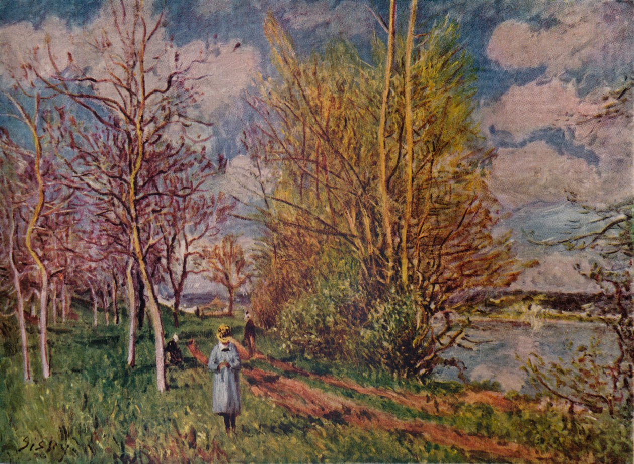 Kilde ved flodbredderne, slutningen af det 19. århundrede. 1941 af Alfred Sisley