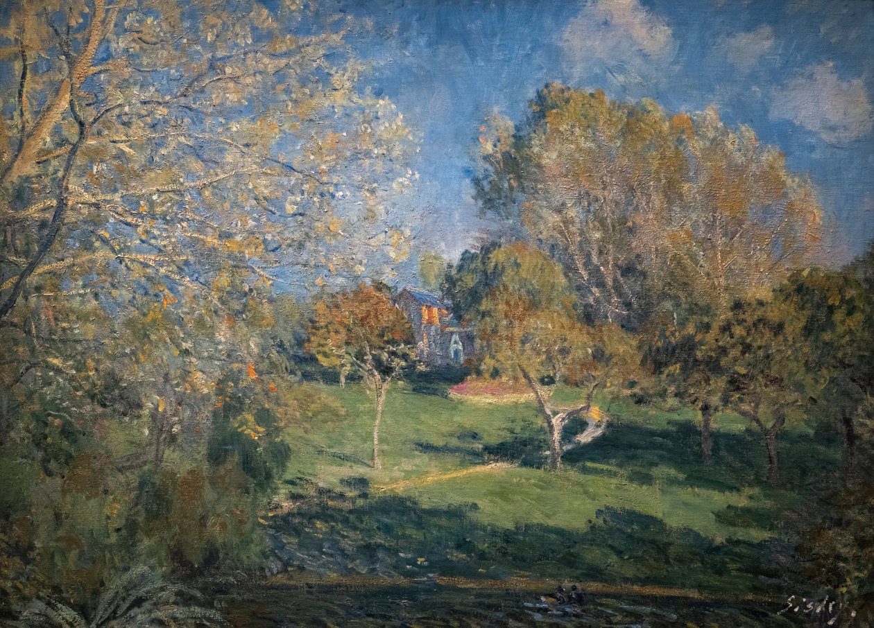 Hoschedes Have af Alfred Sisley