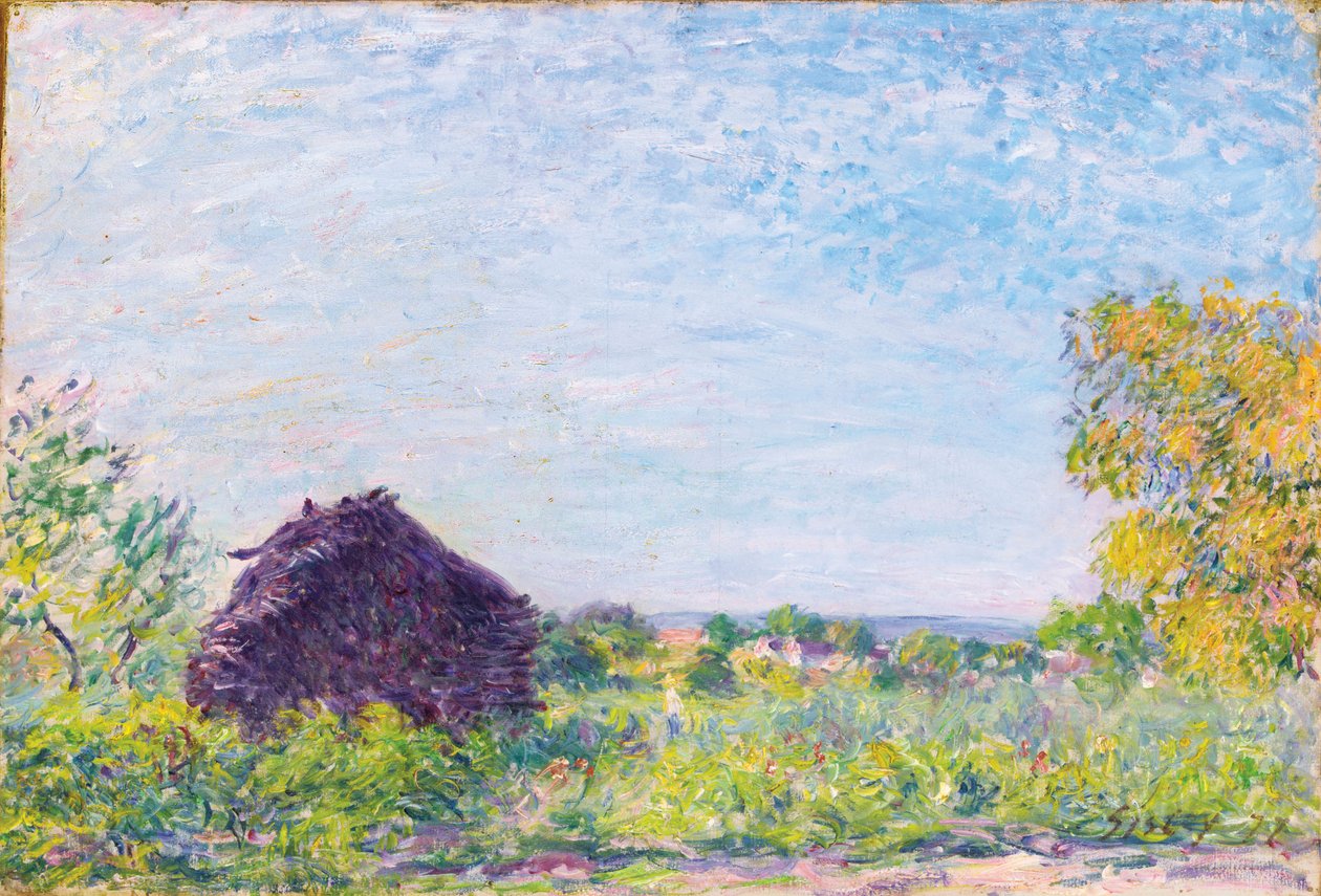 Høstakken, 1877 af Alfred Sisley