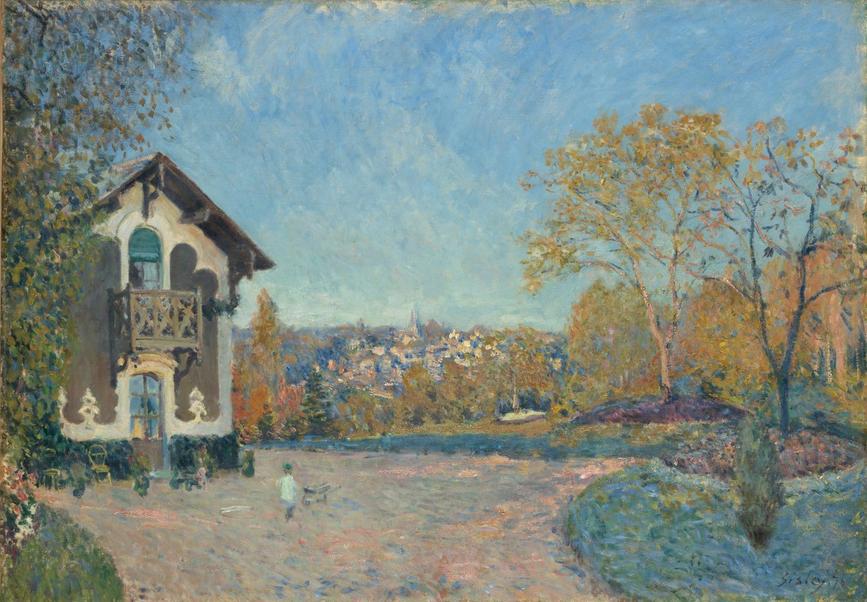 Udsigt over Marly-le-Roi fra Coeur-Volant af Alfred Sisley