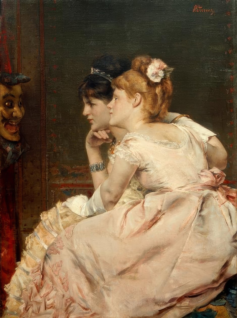 A.Stevens, den japanske maske af Alfred Emile Stevens