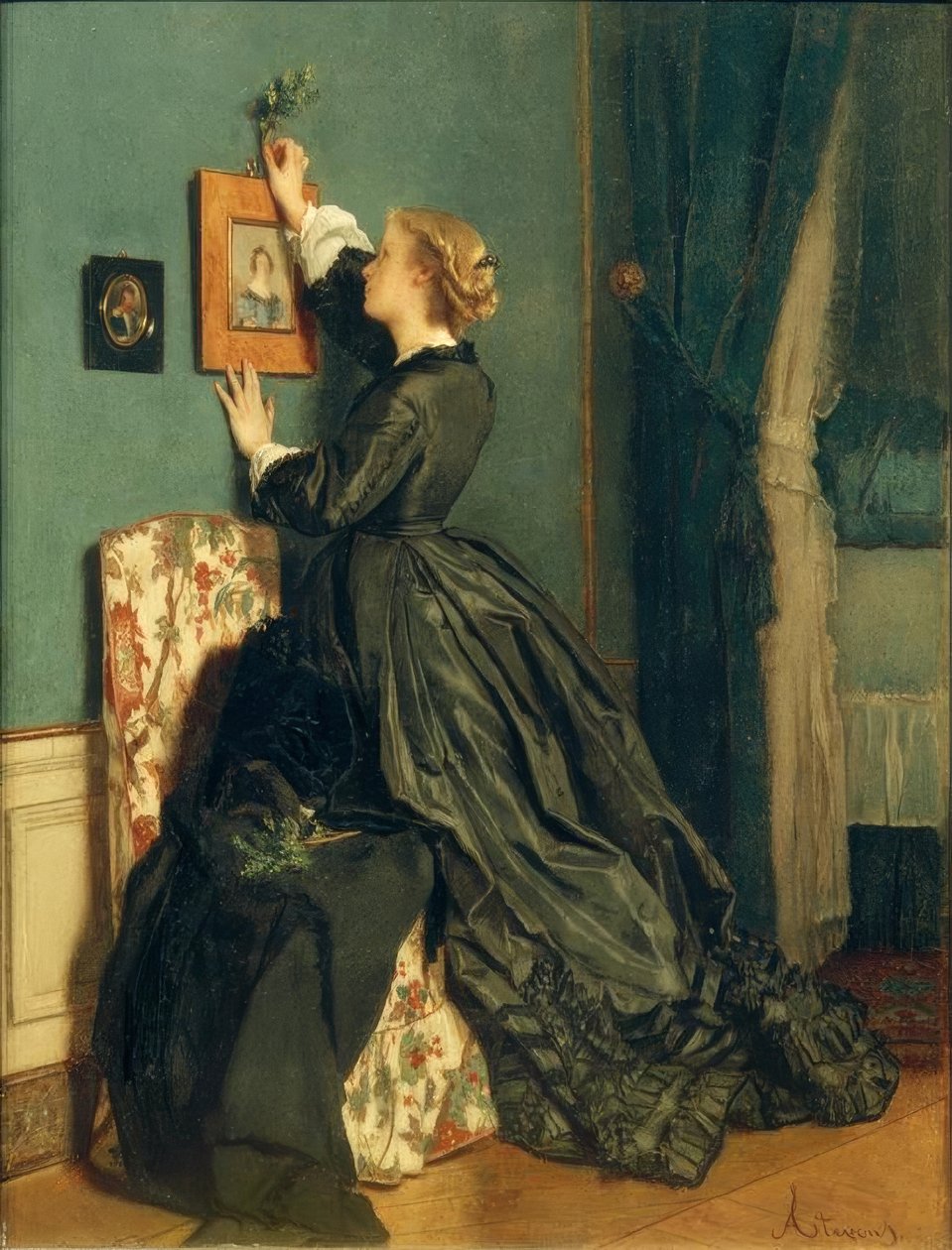 A.Stevens, Palmsonntag af Alfred Emile Stevens