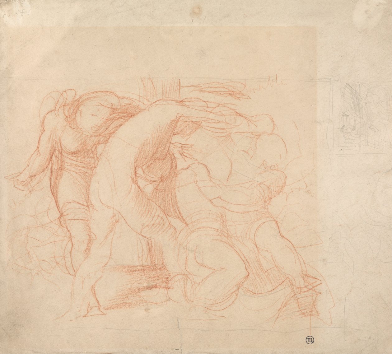 Studie for Massacre of the Innocents af Alfred Emile Stevens