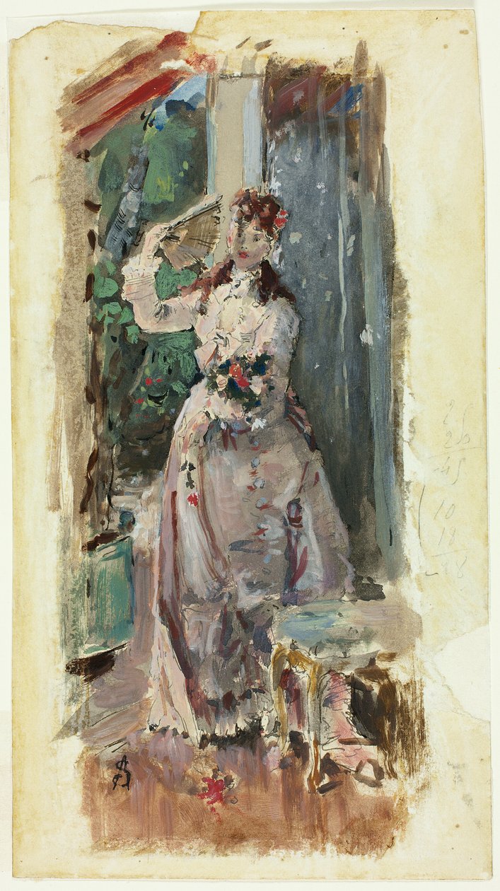 Hjørnet af altanen af Alfred Emile Stevens