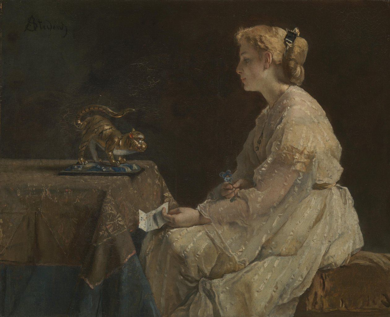 Nutiden, ca. 1870 af Alfred Emile Stevens