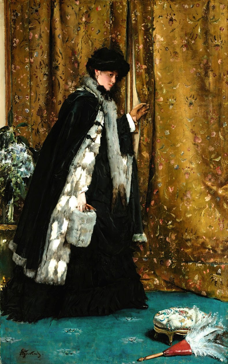 Morgenbesøget. af Alfred Emile Stevens