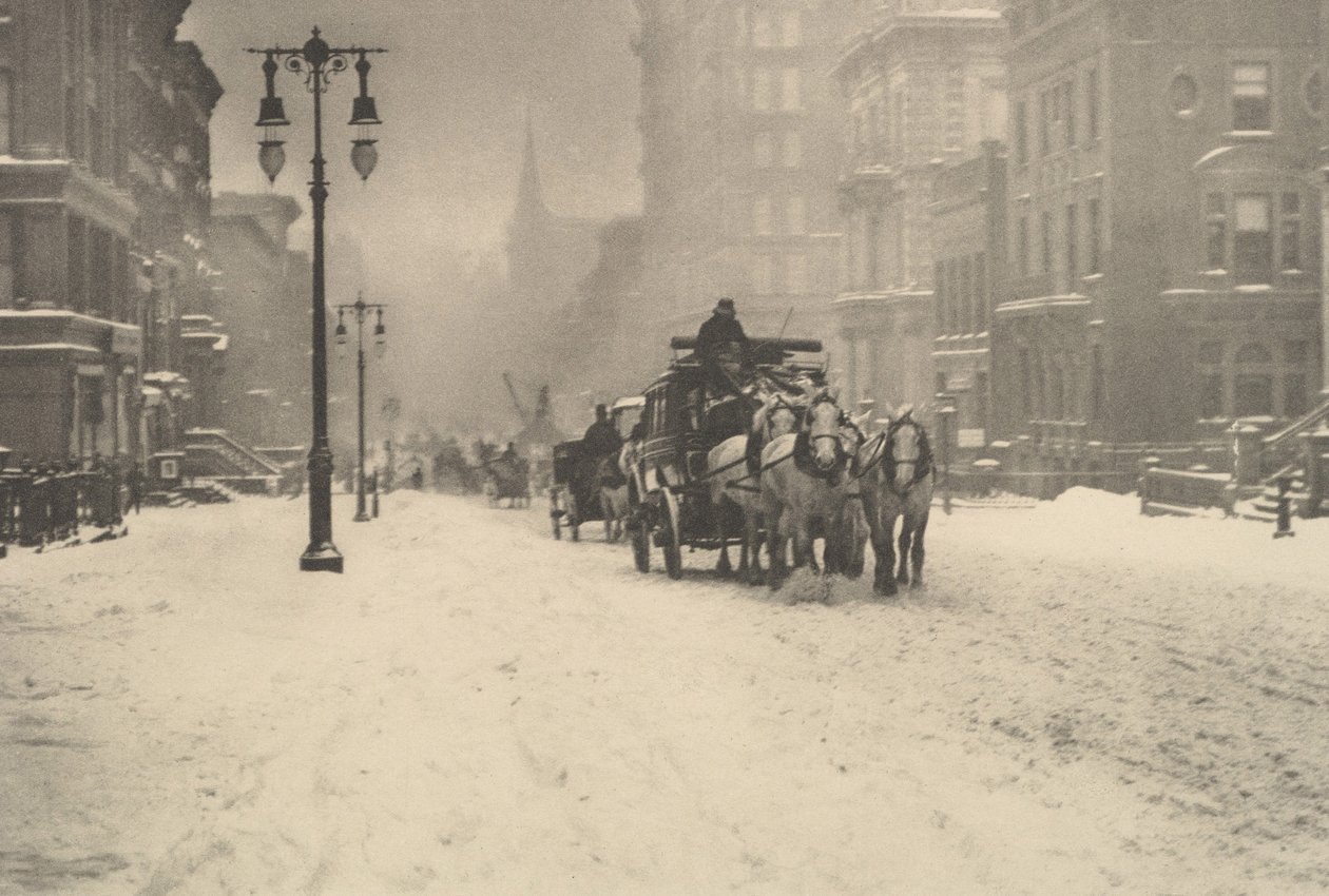 En trist dag, ca. 1897 (fotogravure) af Alfred Stieglitz