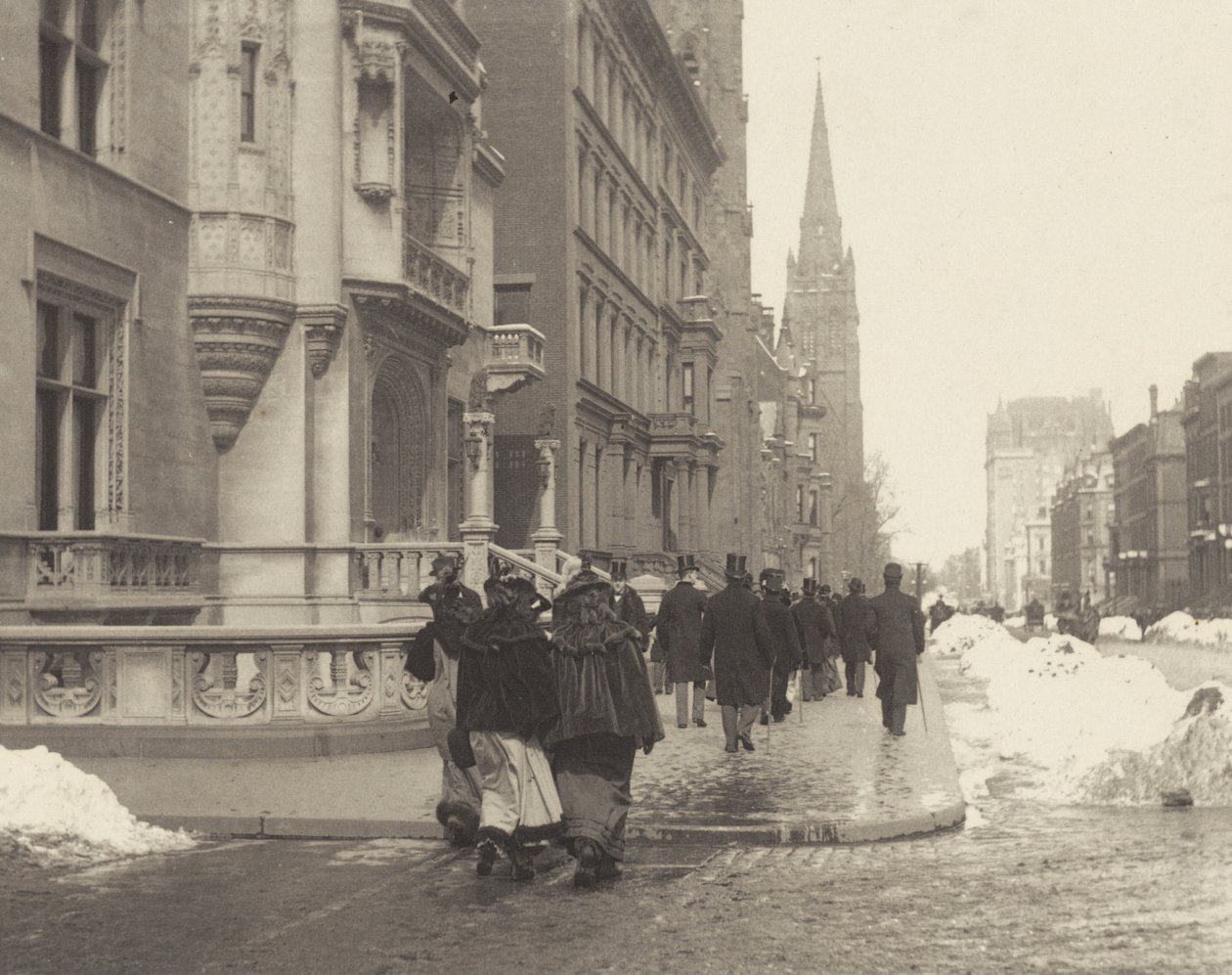 En søndag morgen, New York af Alfred Stieglitz