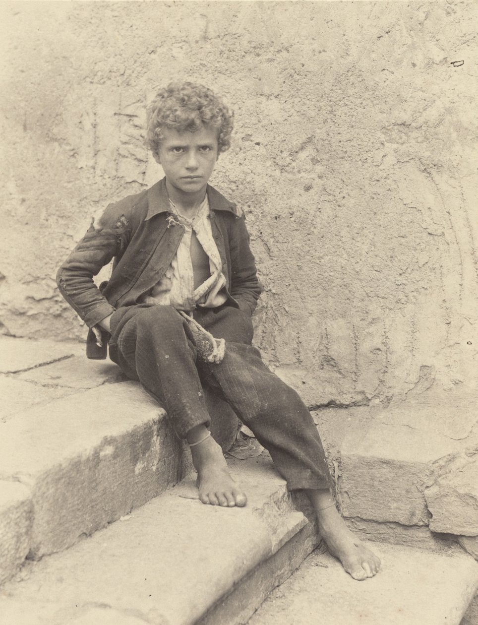 En venetiansk gadedreng af Alfred Stieglitz