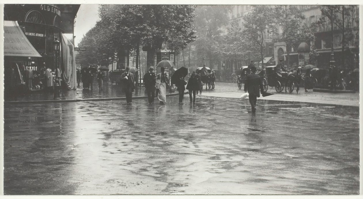 A Wet Day on the Boulevard, Paris, 1894, trykt 191832. af Alfred Stieglitz