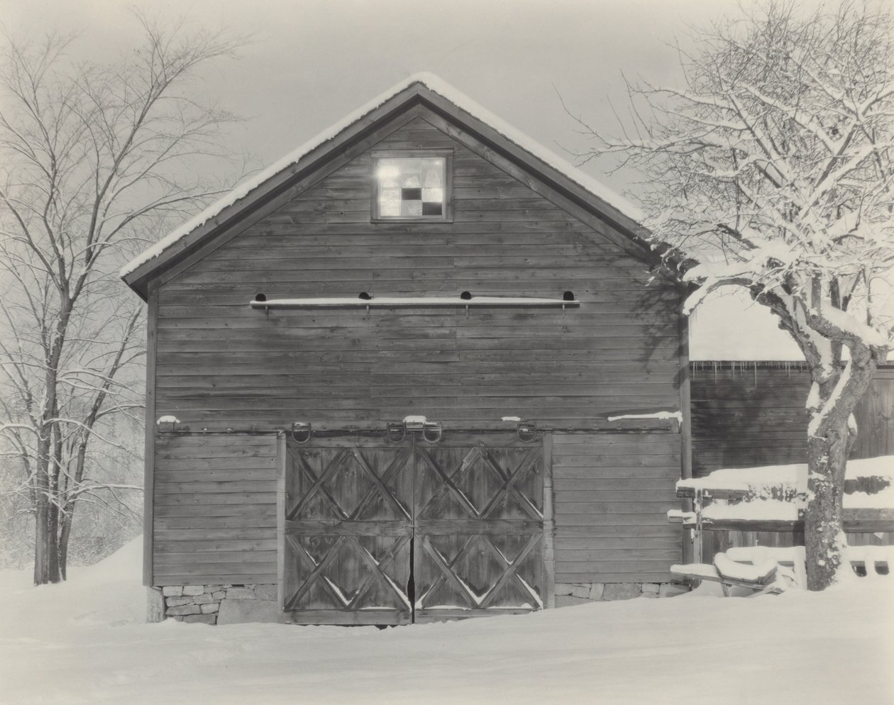 Børn  Sne af Alfred Stieglitz