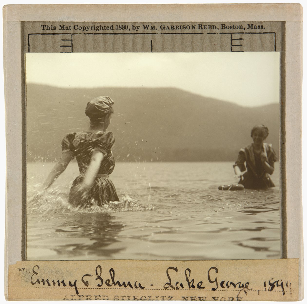 Emmy og Selma, Lake George af Alfred Stieglitz
