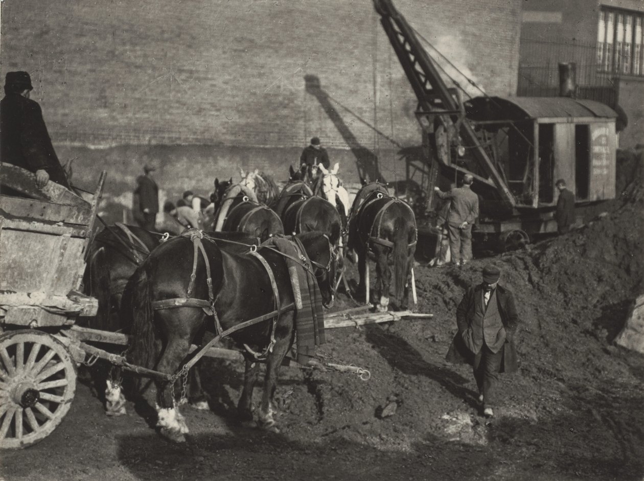 Udgravning, New York af Alfred Stieglitz
