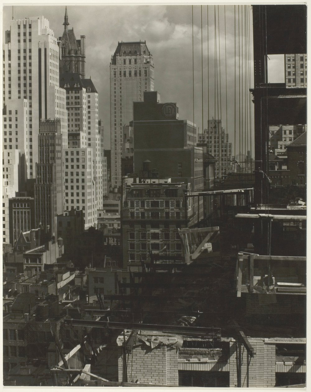 Fra mit vindue på et amerikansk sted, nord af Alfred Stieglitz