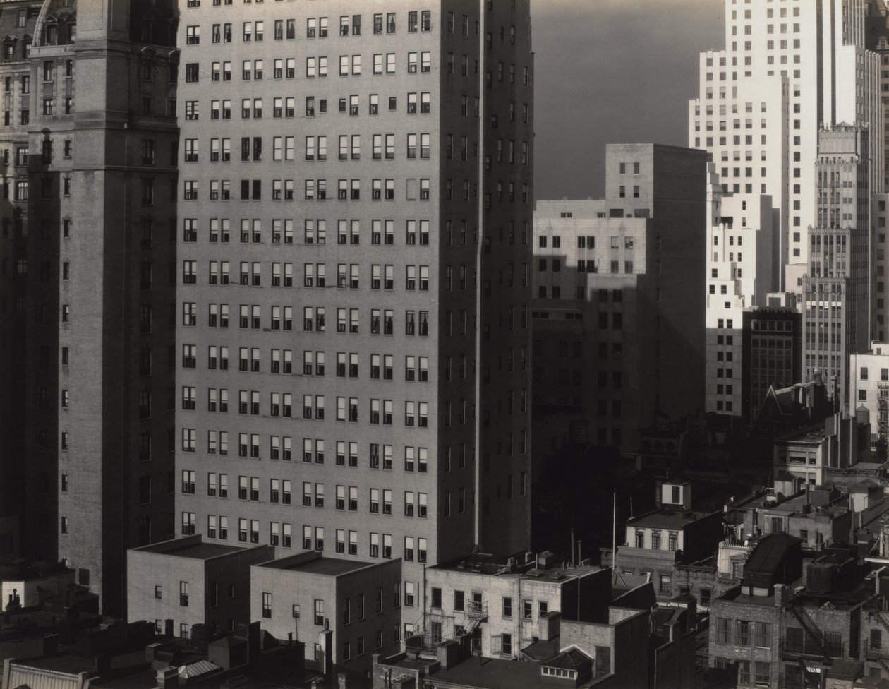 Fra mit vindue på An American Place, North af Alfred Stieglitz