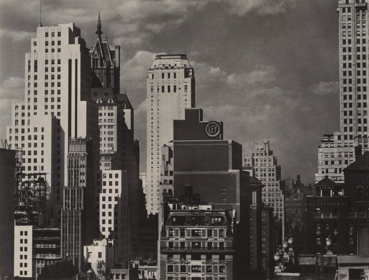 Fra mit vindue på An American Place, North af Alfred Stieglitz