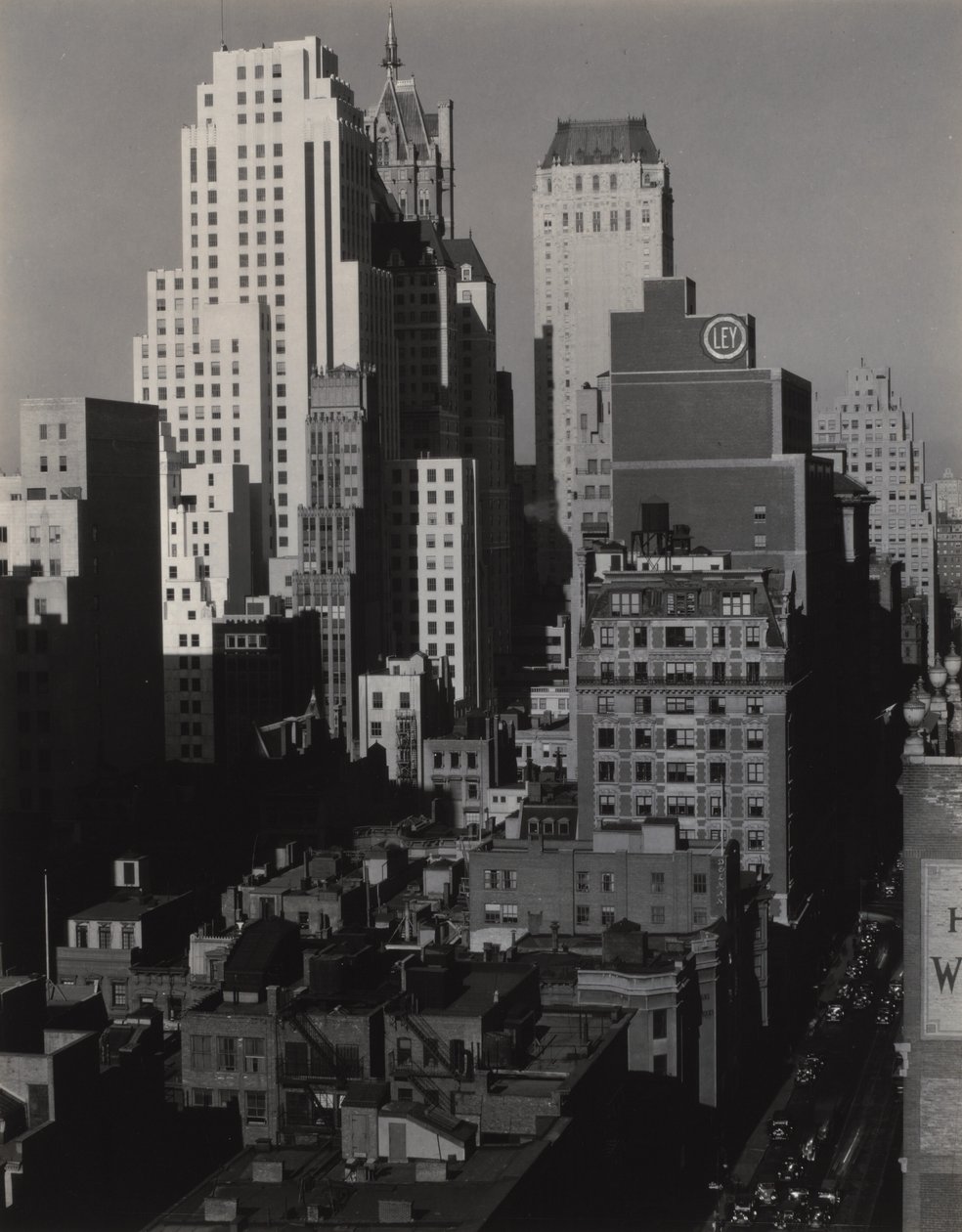 Fra mit vindue på An American Place, Nord af Alfred Stieglitz