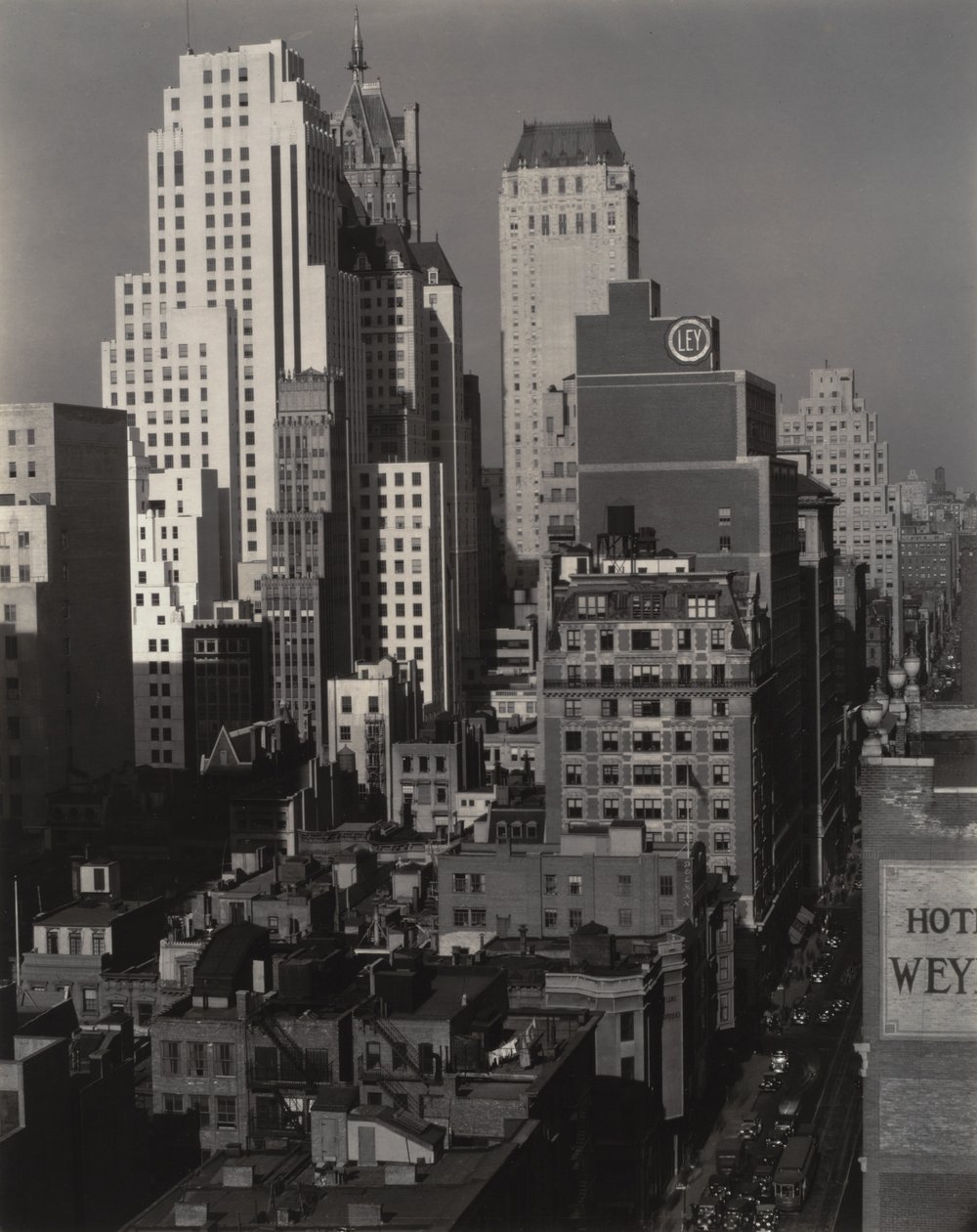 Fra mit vindue på An American Place, North af Alfred Stieglitz