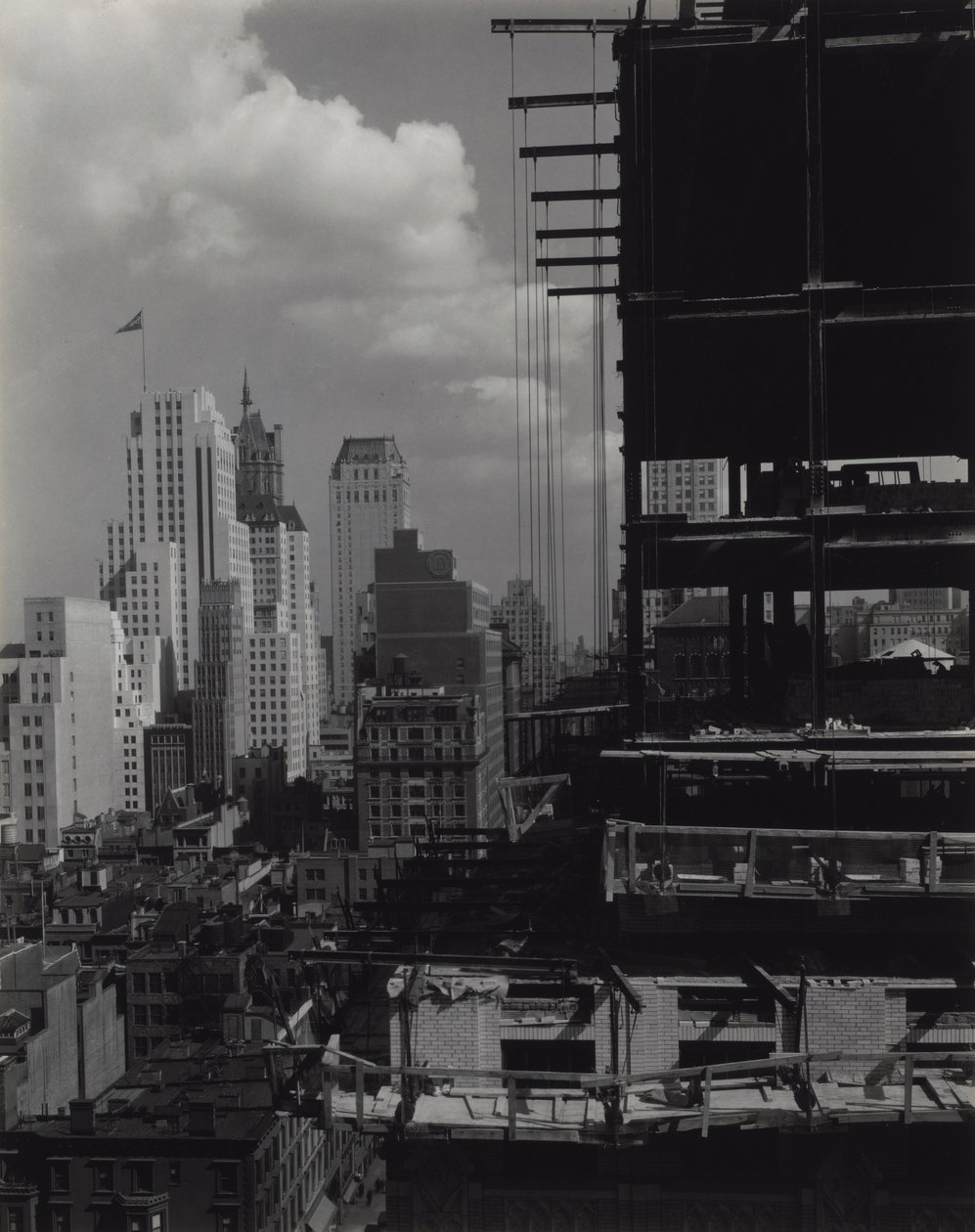 Fra mit vindue på An American Place, North af Alfred Stieglitz