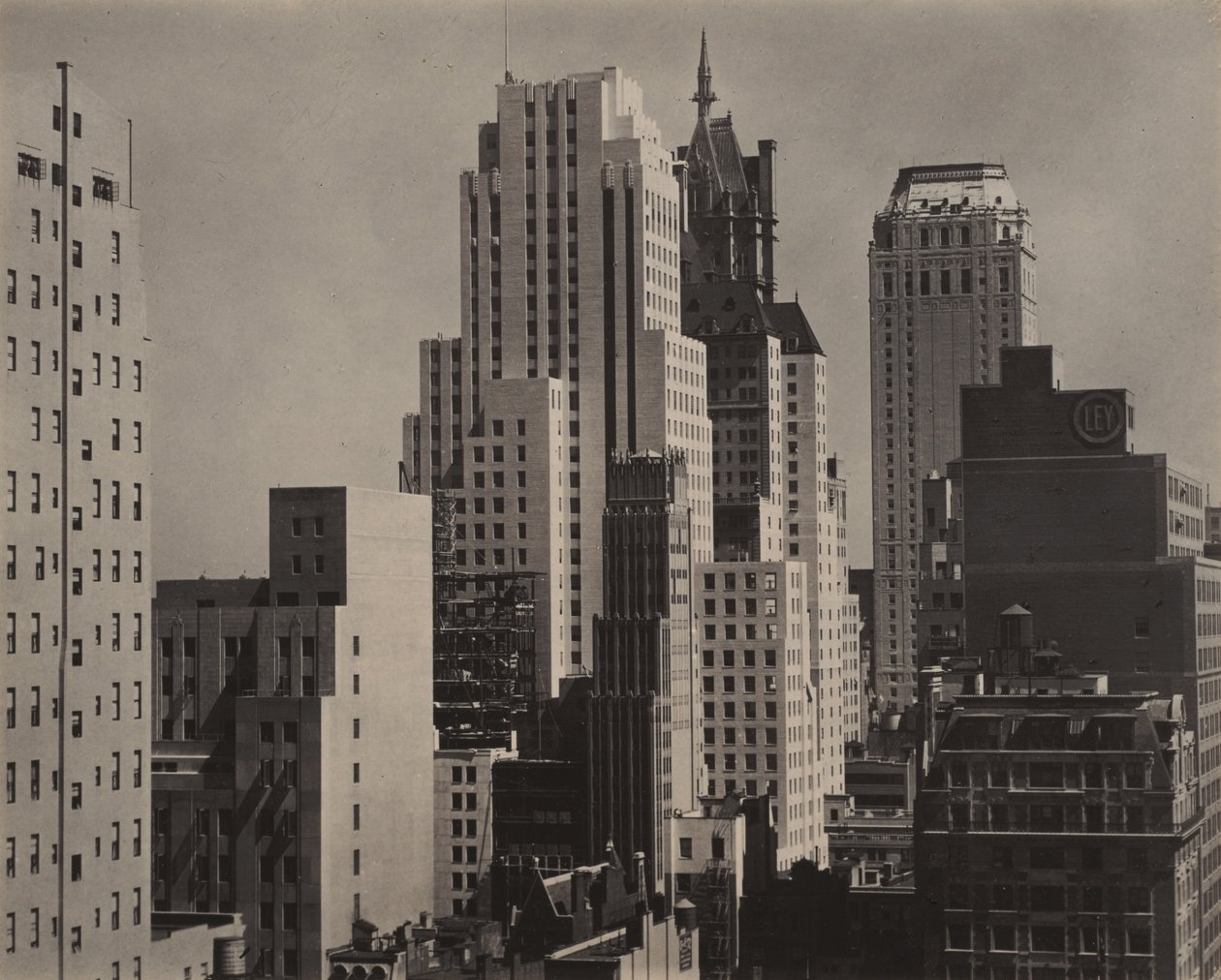 Fra mit vindue på An American Place, North af Alfred Stieglitz