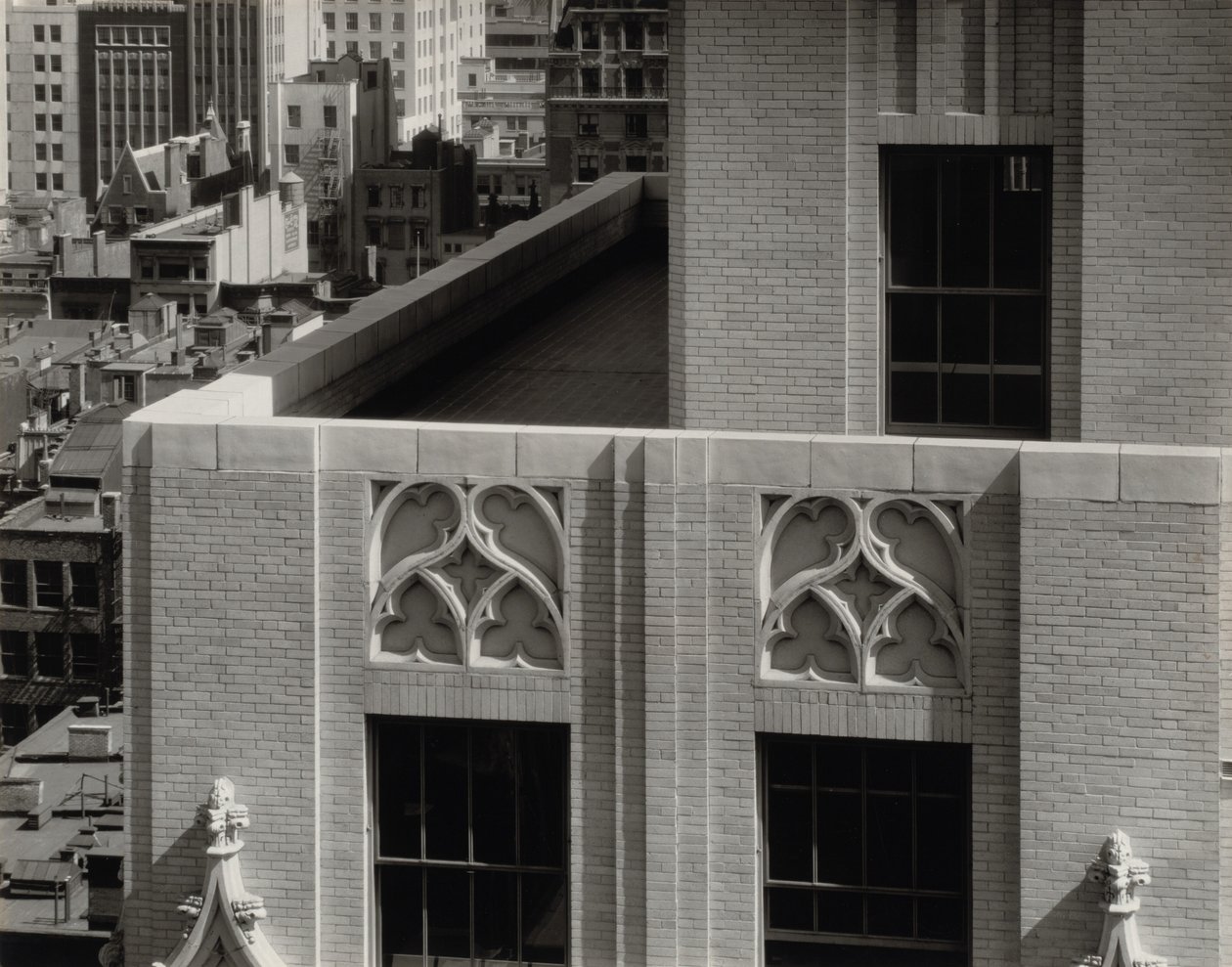 Fra mit vindue på An American Place, nord af Alfred Stieglitz