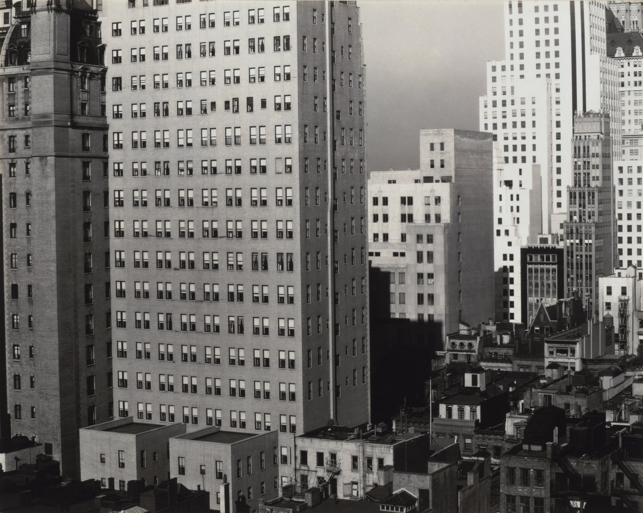 Fra mit vindue ved An American Place, nord af Alfred Stieglitz
