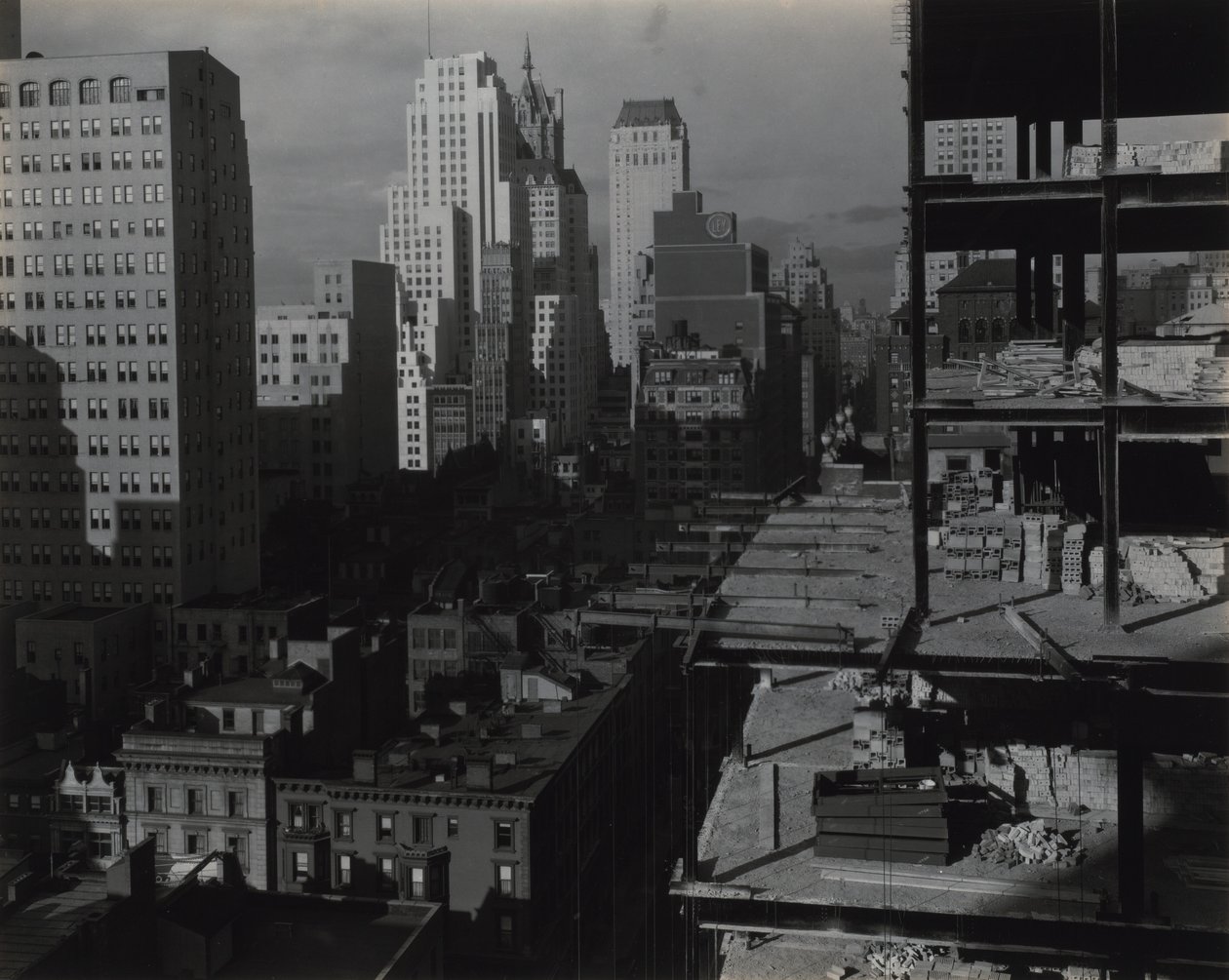 Fra mit vindue ved An American Place, nord af Alfred Stieglitz