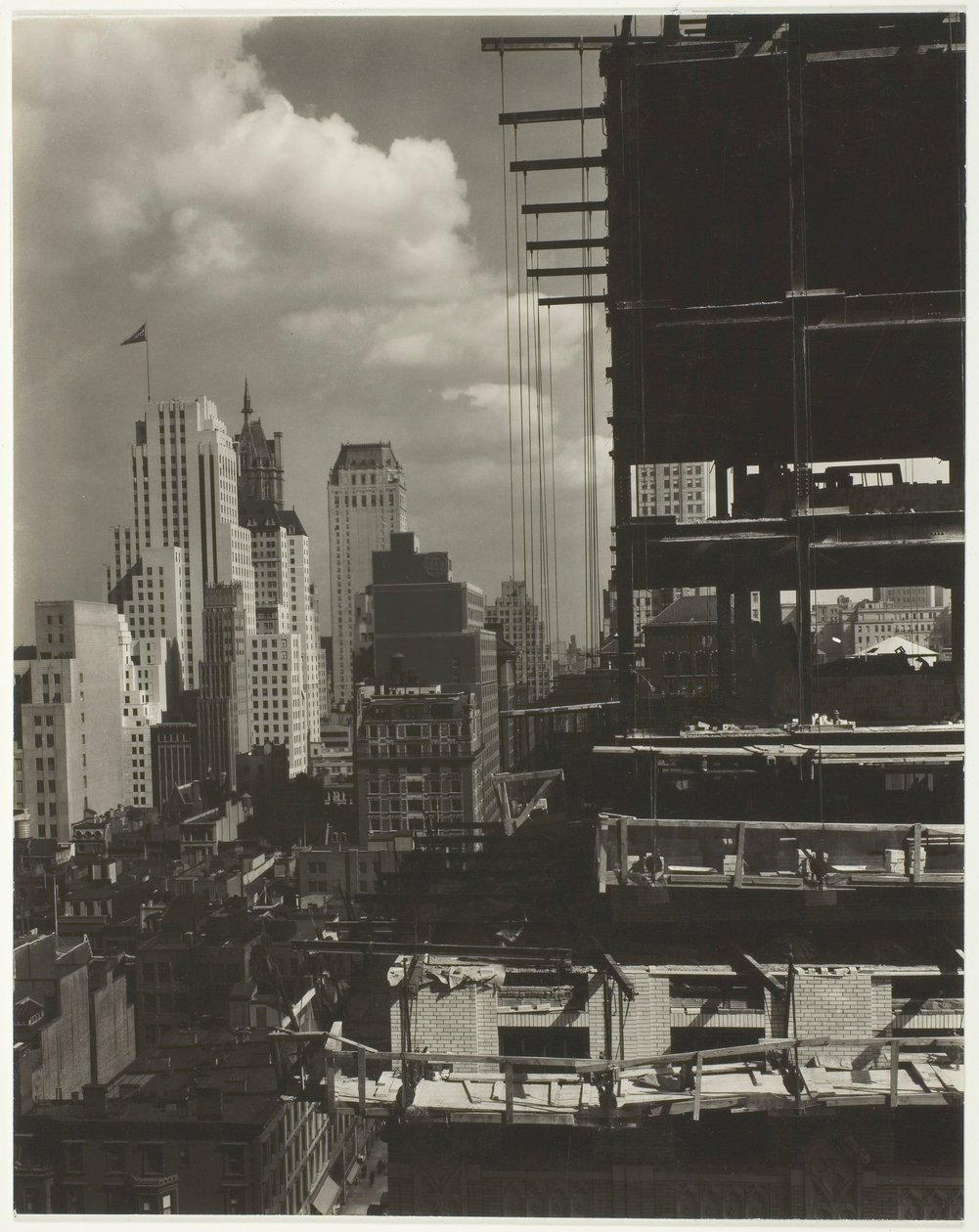 Fra mit vindue på et amerikansk sted, nord, 1931. af Alfred Stieglitz