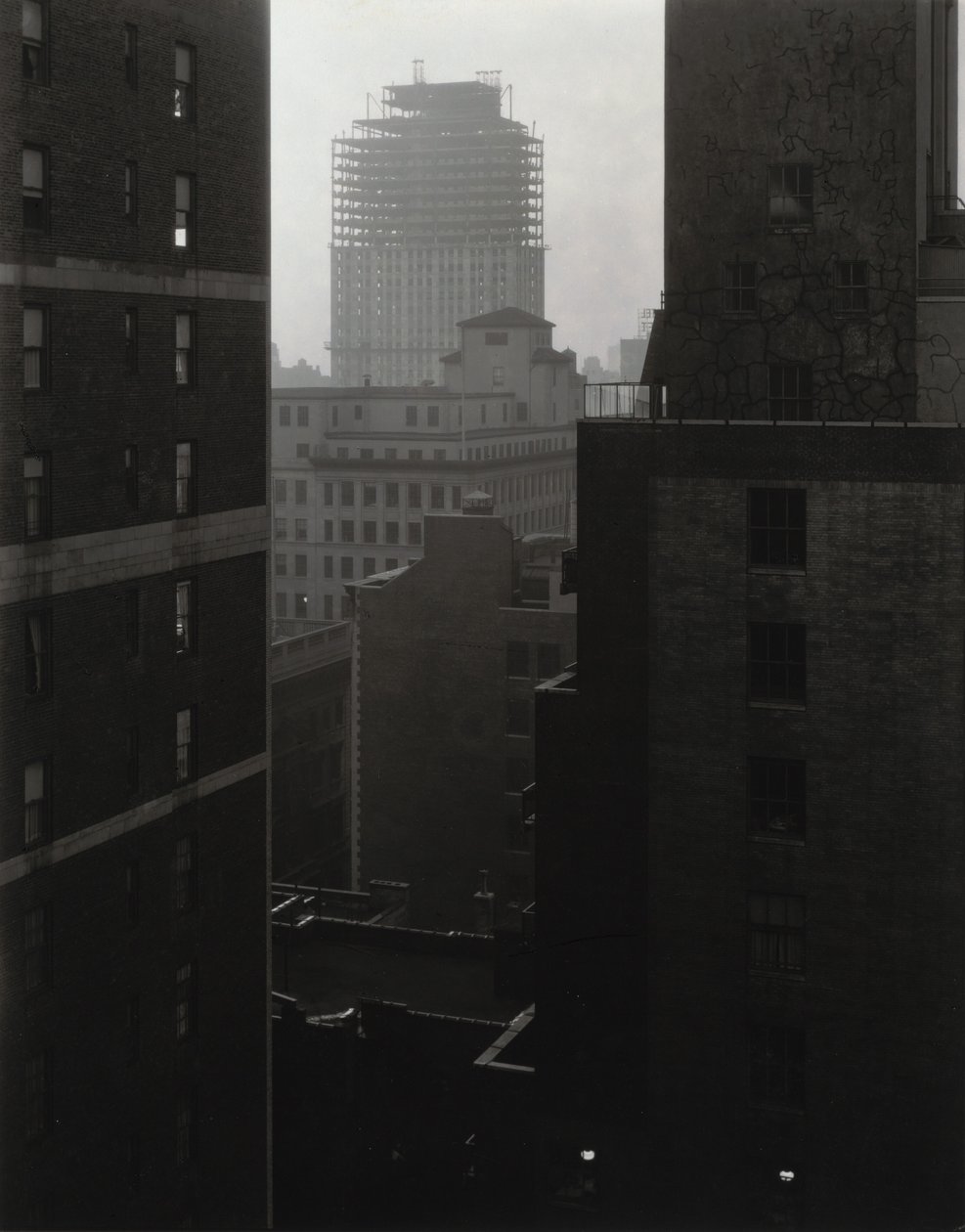 Fra mit vindue på An American Place, sydvest af Alfred Stieglitz