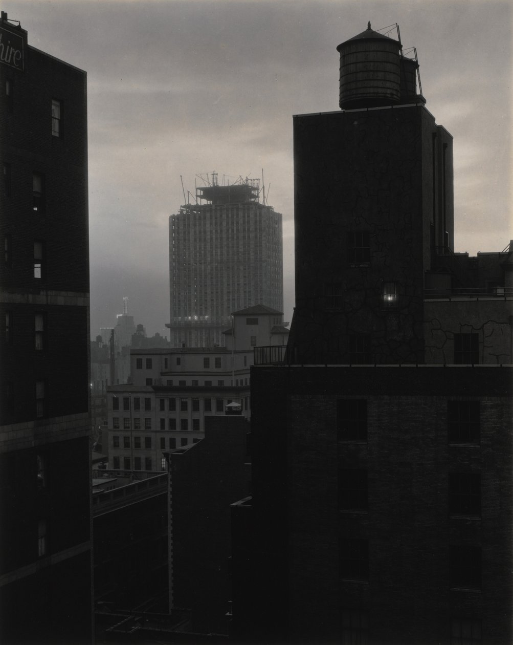 Fra mit vindue på An American Place, sydvest af Alfred Stieglitz