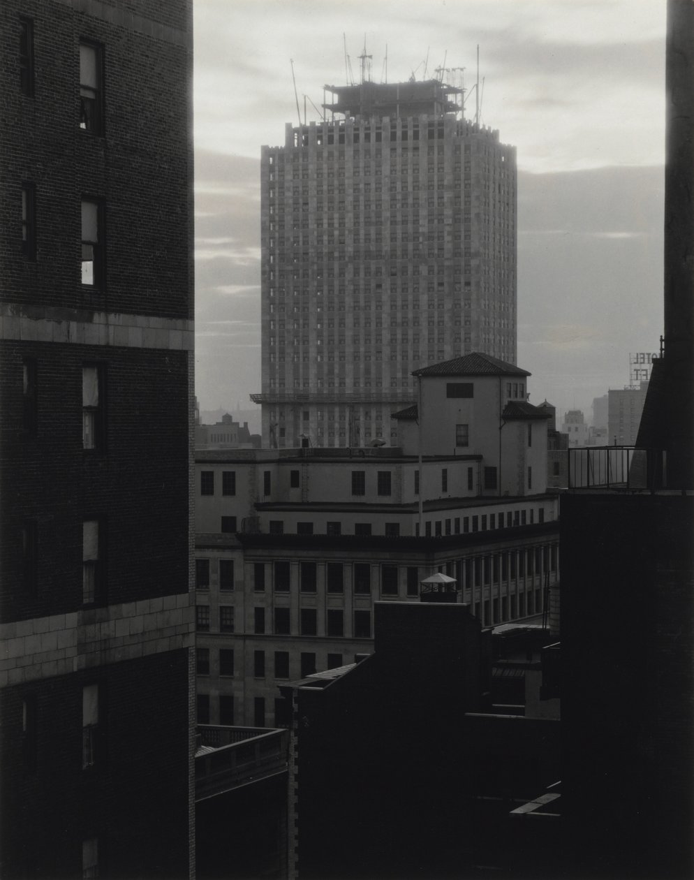 Fra mit vindue på An American Place, sydvest af Alfred Stieglitz
