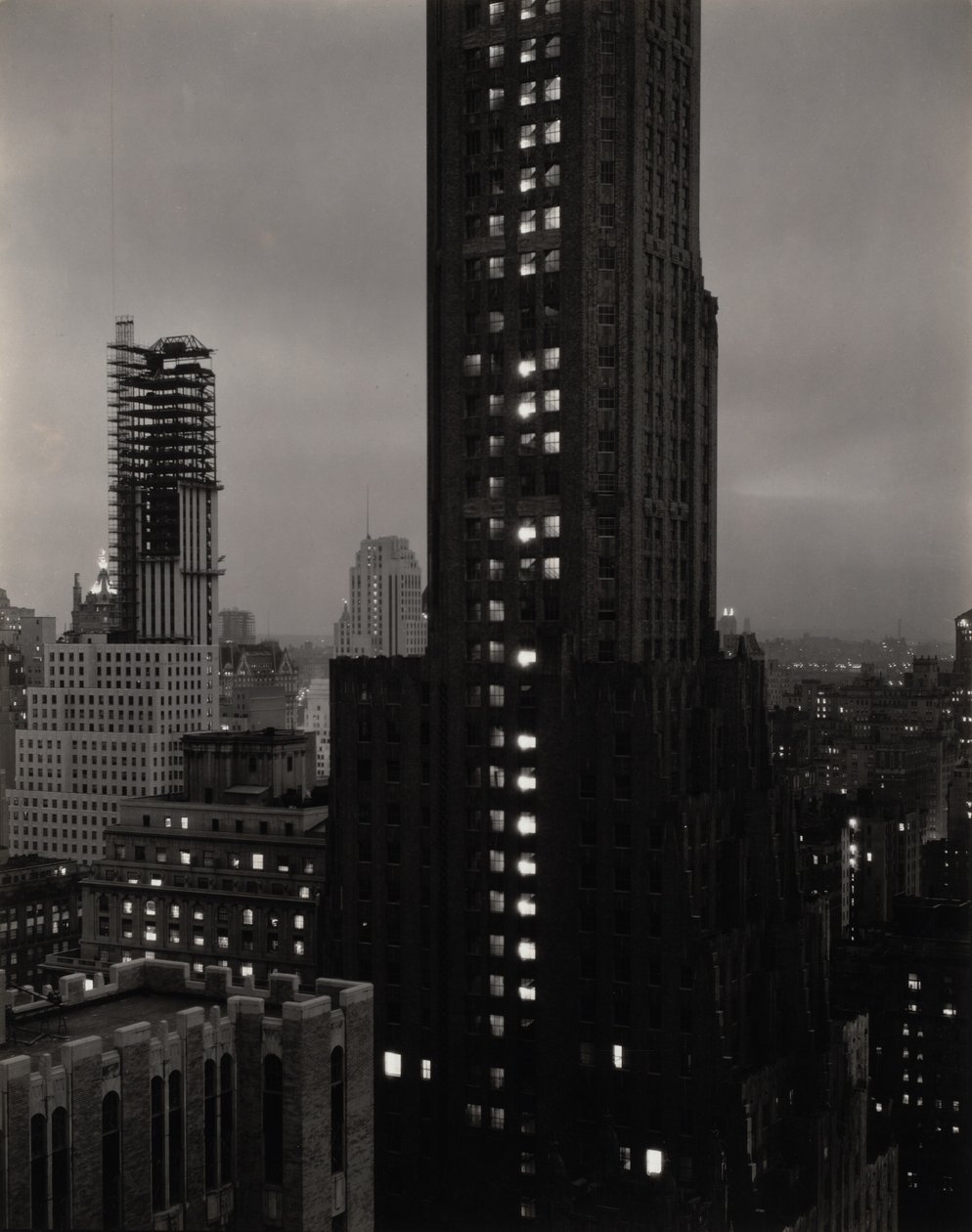 Fra mit vindue på Shelton, mod nord af Alfred Stieglitz