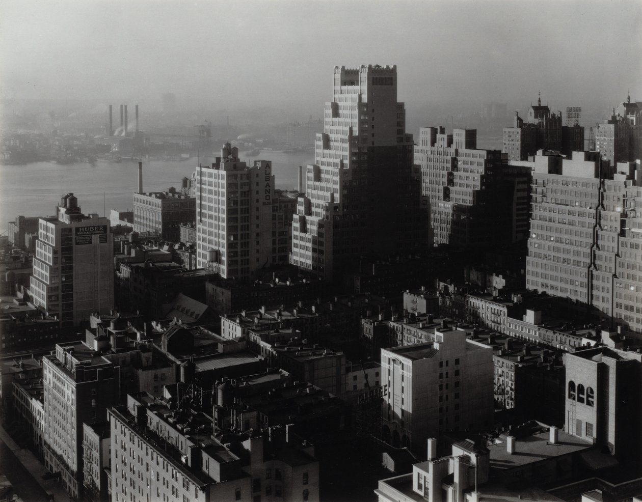 Fra mit vindue på Shelton, Sydøst af Alfred Stieglitz
