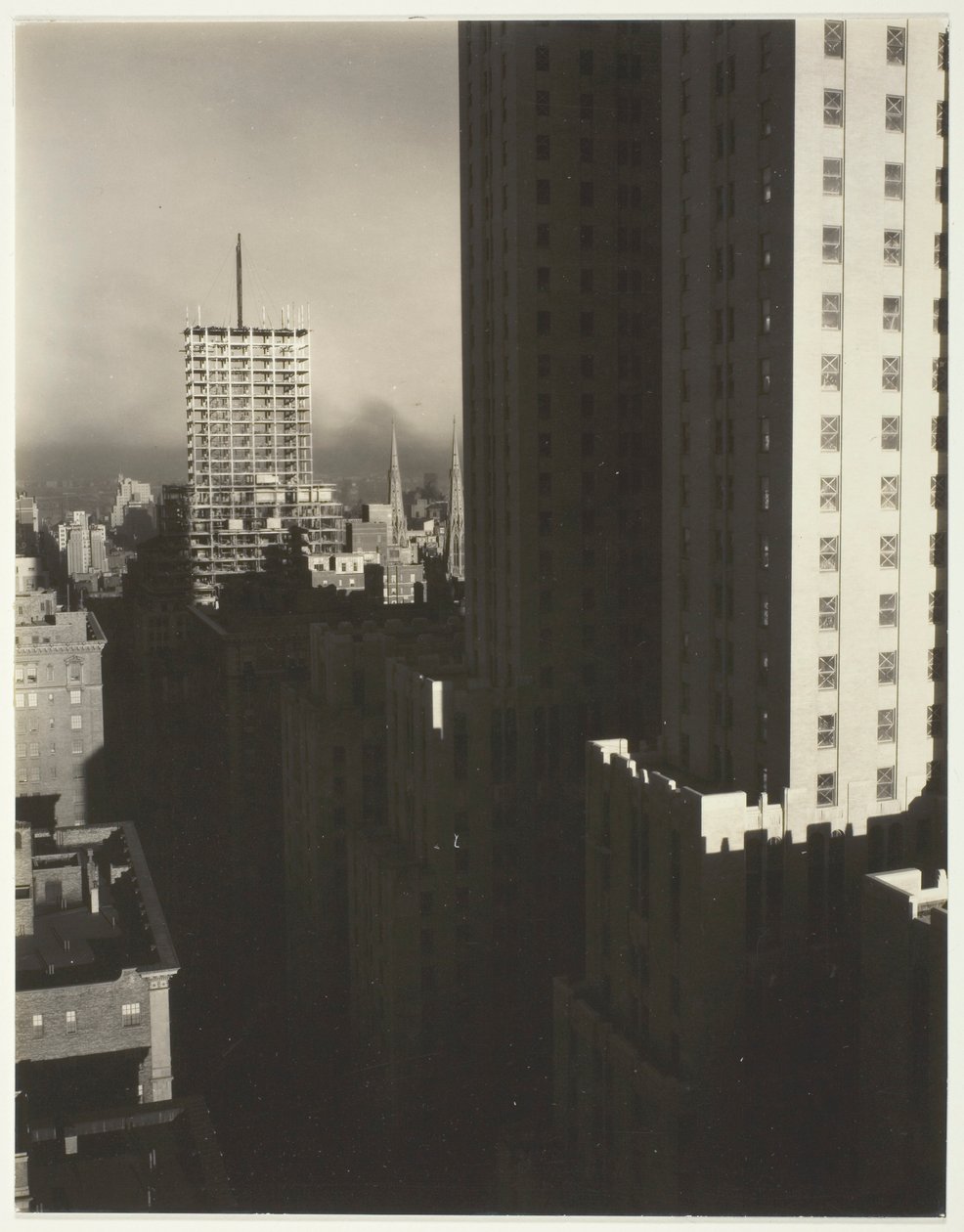 Fra mit vindue på Shelton, West af Alfred Stieglitz
