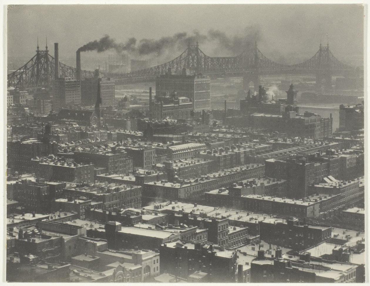 Fra værelse "3003" - The Shelton, New York, set mod nordøst af Alfred Stieglitz