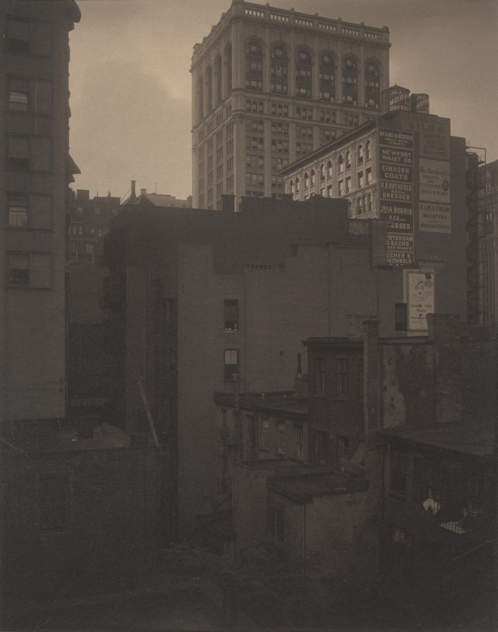 Fra bagvinduet - 291 af Alfred Stieglitz