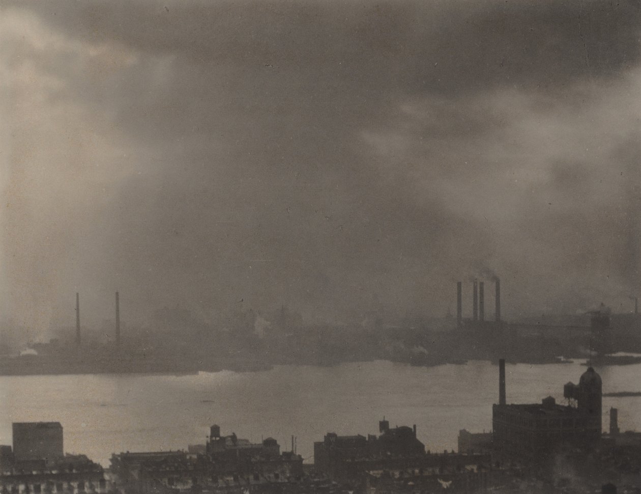 Set fra Shelton, New York, mod øst af Alfred Stieglitz