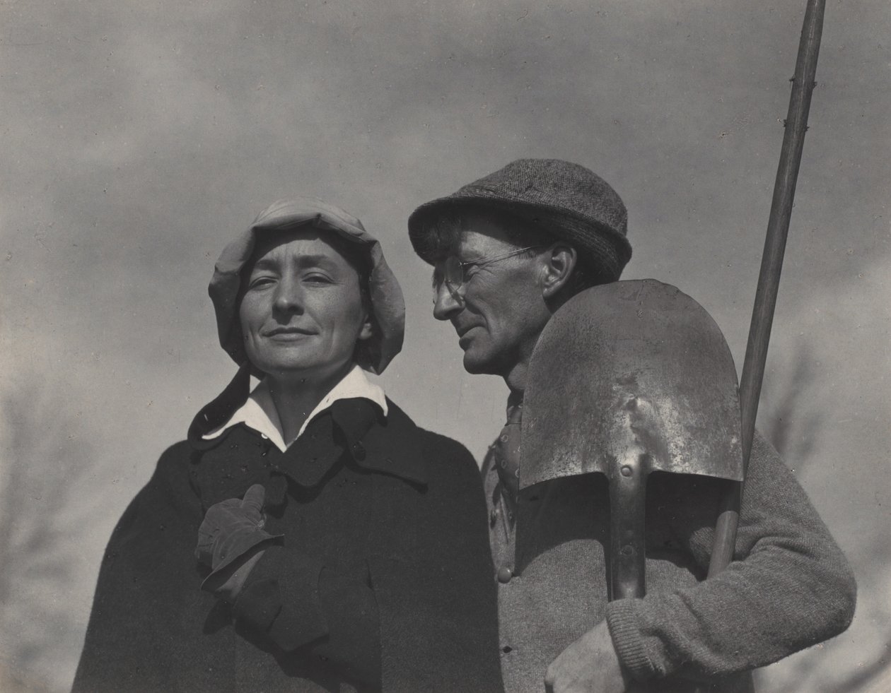 Georgia O’Keeffe og Donald Davidson af Alfred Stieglitz