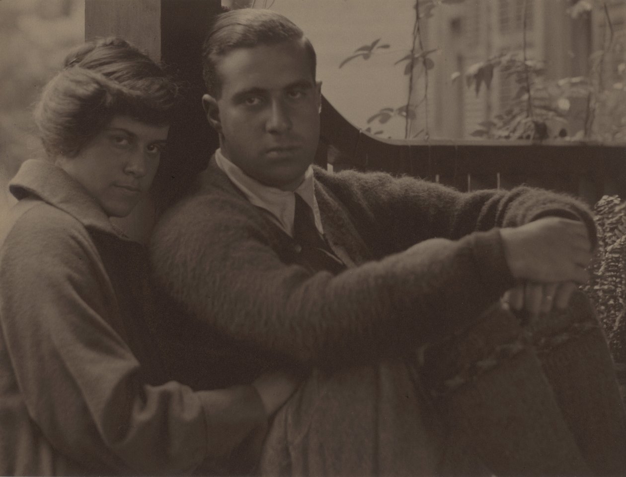 Kitty Stieglitz og Edward Stieglitz af Alfred Stieglitz