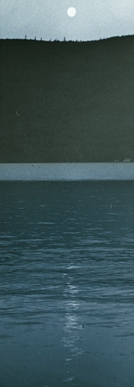 Møde mellem dag og nat, Lake George, 1896. af Alfred Stieglitz