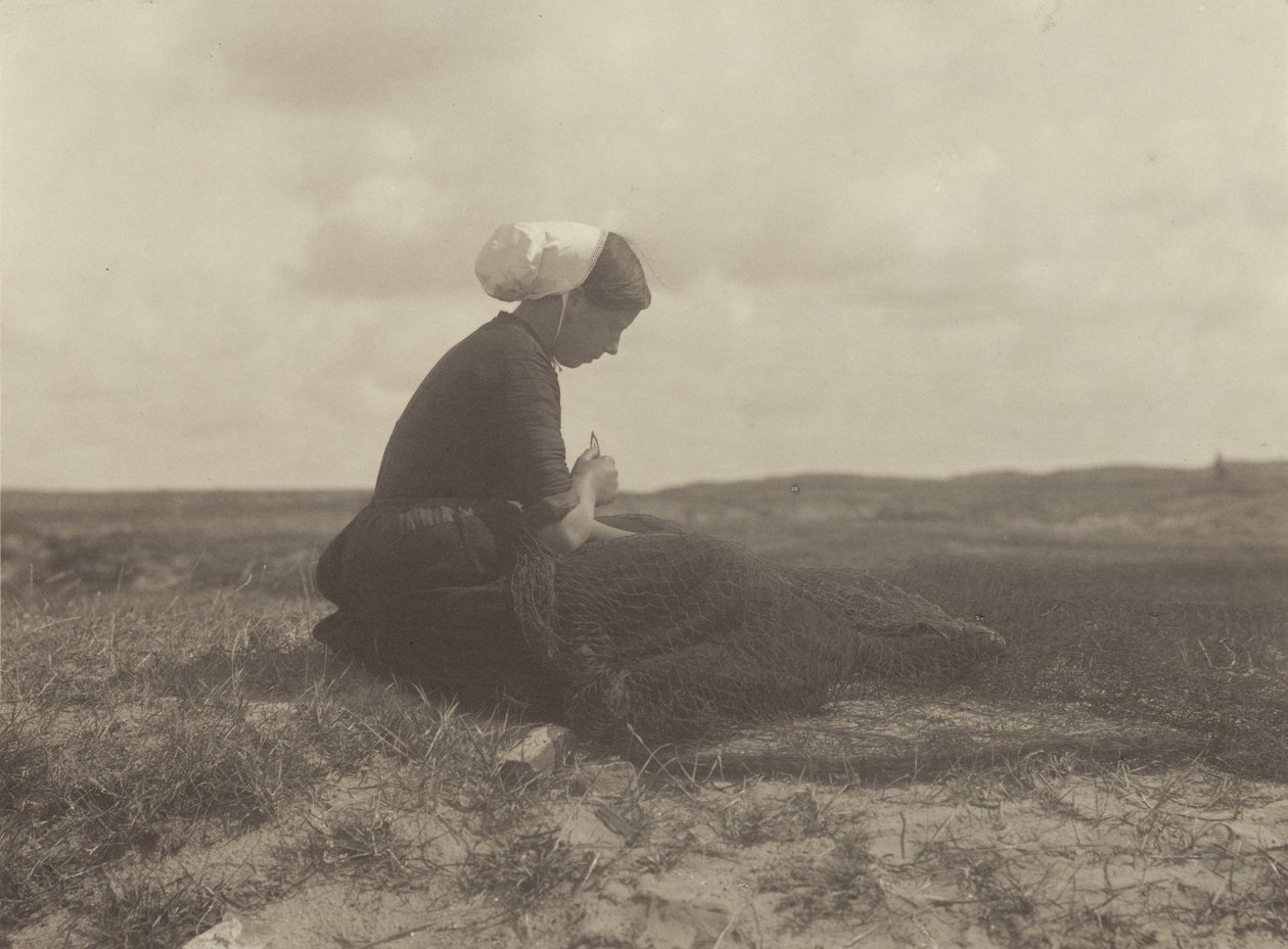 Reparation af net af Alfred Stieglitz