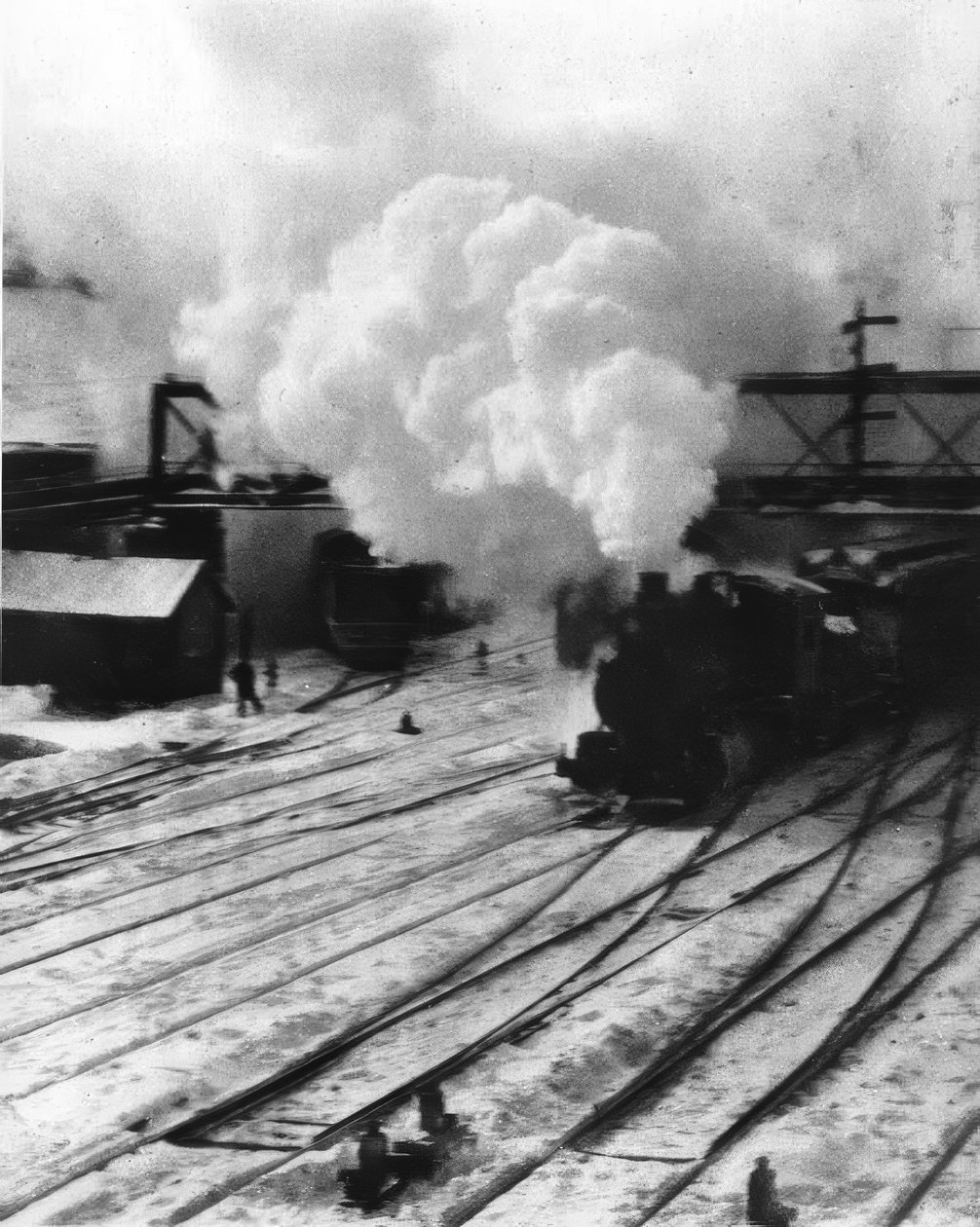 New York / Central Yards / Foto 1903 af Alfred Stieglitz