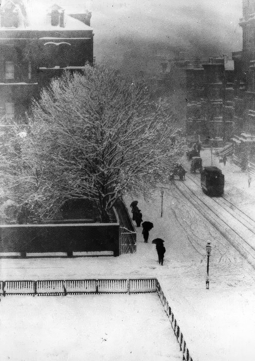 New York, gade / foto 1907 af Alfred Stieglitz