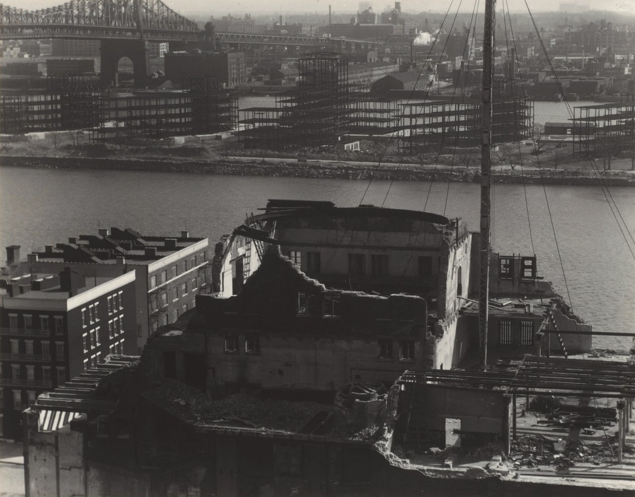 New York set fra 405 E 54th Street af Alfred Stieglitz
